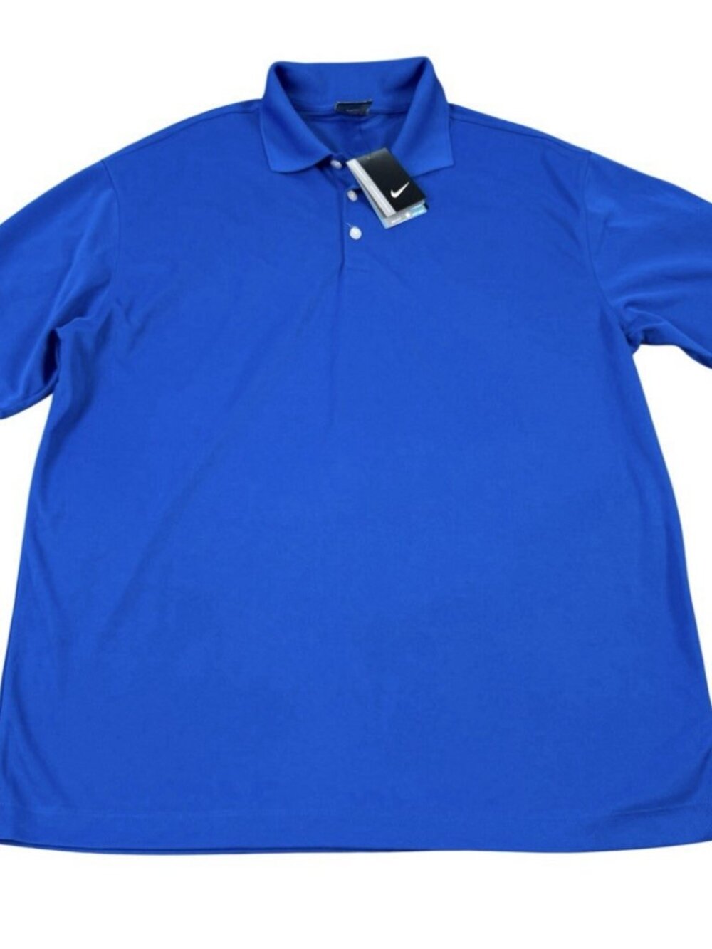 Nike Dri-Fit Polo Shirt Men's XL Blue Polyester NWT